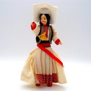 Vintage Greek Girl Doll